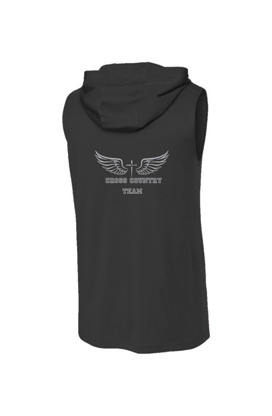 Cross country Sport-Tek Sleeveless Hoodie