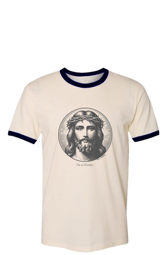 Vintage Jesus Ringer T-Shirt